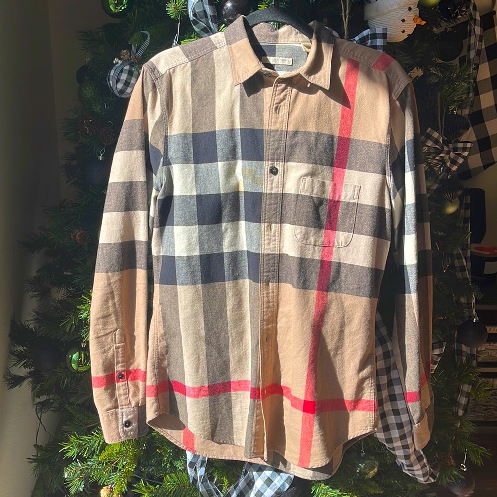 Unisex Burberry Button Down Shirt